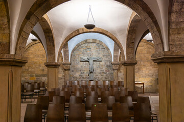 Germany Bremen city center iconic building in old town the Dom Cathedral indoor and architectural details