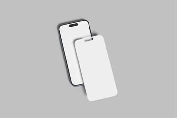 Phone Screen Mockup Dessign Blank
