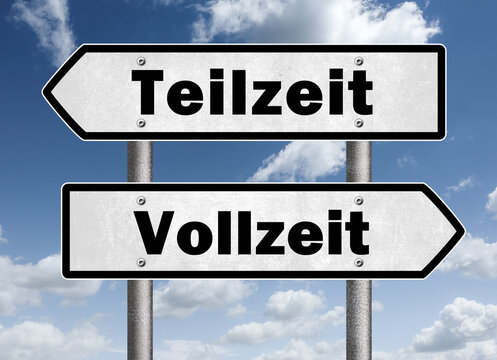 Teilzeit oder Vollzeit arbeiten