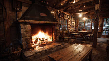 Fototapeta premium A quiet flame where warmth meets memories