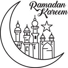 vector illustration of ramadan kareem
