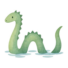 Fototapeta premium PNG Cute cartoon sea creature illustration.