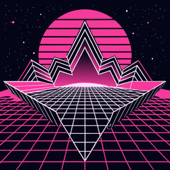 Distorted grid shapes isolated. Retrofuturistic warped mesh grid. Curved mesh abstract elements. Retro punk design element. Vector curve surface background. © Designer As HasiB