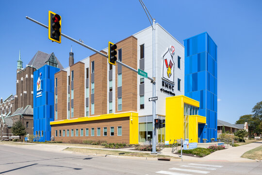 Peoria, IL, USA - September 11, 2025: Ronald McDonald House Charities is a nonprofit charity helping families in need with sick children.
