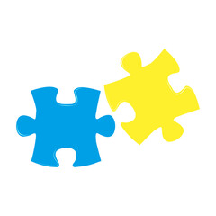 Puzzles are board game. Puzzles consist of many parts that need to be assembled into a single image. Logical thinking, attentiveness and an exciting process of finding solutions. Puzzle game.