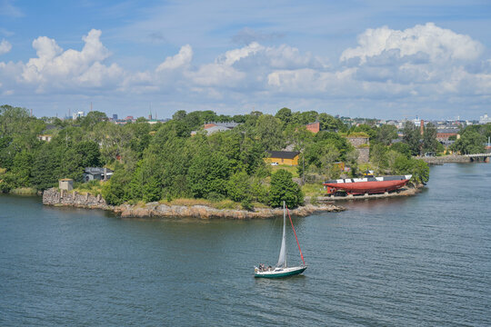 Museums-U-Boot Vesikko, Seefestung Insel Suomenlinna, Helsinki, Finnland