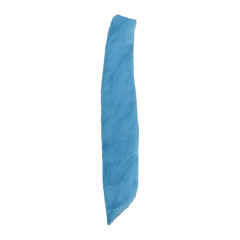 PNG Blue textured fabric strip element.
