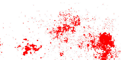 A grunge vector illustration featuring a red blood drop pattern with ink splat textures and a dirty paint splatter drip design over a dark art backdrop © hossain