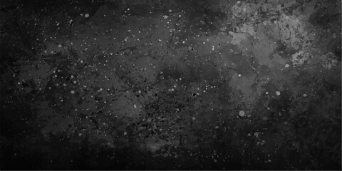 Obraz premium Abstract blue rain drops on a dark window texture against a starry night sky and cold winter cosmos with white nebula dust particles