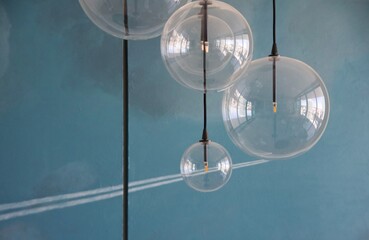 glass globe lighting home decor