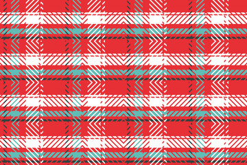 Color twill scotland textile seamless pattern. Fabric texture check tartan plaid. Abstract geometric background for cloth, card, fabric. Monochrome graphic repeating design. Modern squared ornament.