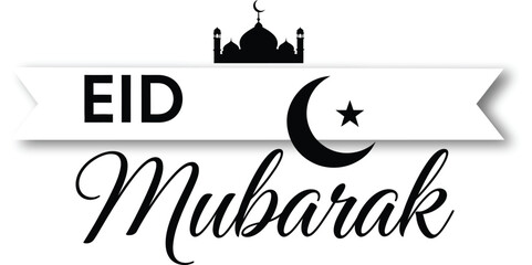 Eid mubarak wishes and greetings for muslim celebrations © Jobax