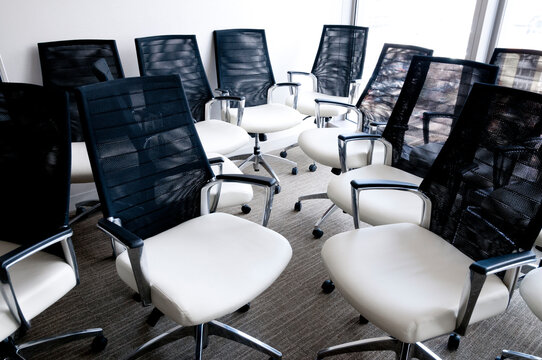 Canada, BC, Vancouver.  Office chairs