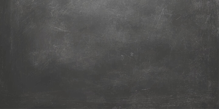 Dark gray chalkboard texture background, empty black slate stone surface with subtle chalk dust and weathered scratches