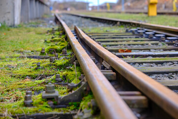 Schiene tiefe Position mit Abzweigung 