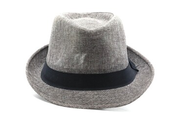 Gray felt hat 