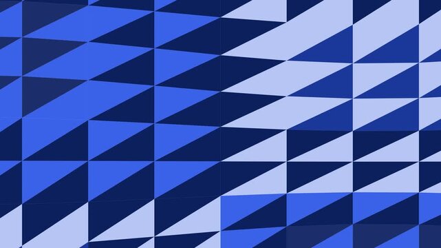 Dynamic geometric blue pattern with abstract low-poly facets creating a modern visual texture background