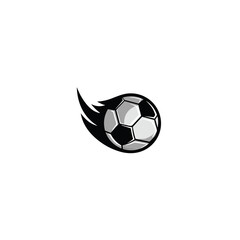 Obraz premium Soccer ball Logo icon flat vector design