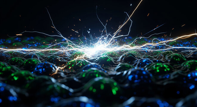 Bio-Luminescent Digital Noise Spark