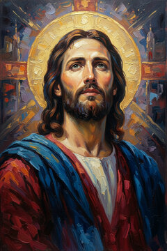 Jesus Christ Oil Painting Portrait