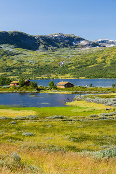 Smeddalsvatnet, Laerdal, Filefjell, Vestland, Norwegen