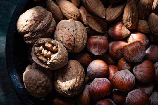 Hazelnuts  & walnuts 