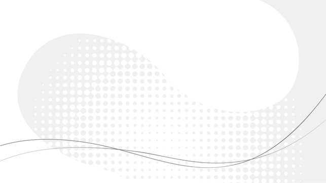 Modern White abstract curved background with large copy space for business and technology design 1