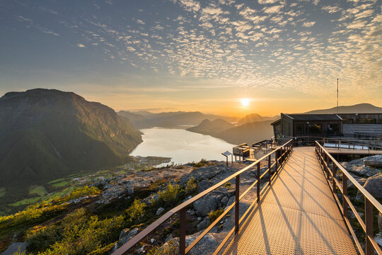 Romsdalsgondolen, Aussichtspunkt Nesaksla, Andalsnes, More og Romsdal, Norwegen