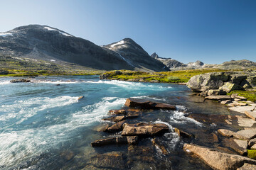 Falketind Koldedalen Jotunheimen Nationalpark Innlandet