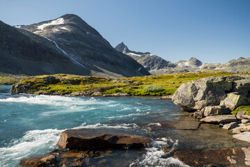 Falketind Koldedalen Jotunheimen Nationalpark Innlandet