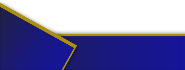 Dark Blue Geometric Footer Banner Vector for Corporate and Presentation Layouts