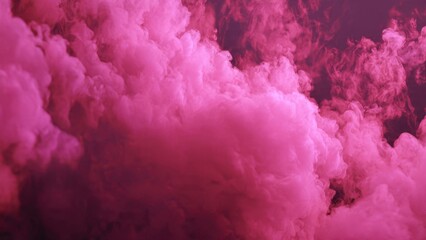 Fototapeta premium Dramatic Pink Smoke Clouds