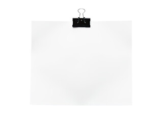 A simple paper clip depicted in black and white photography