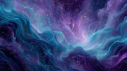 Cosmic Nebula Galaxy Space Art