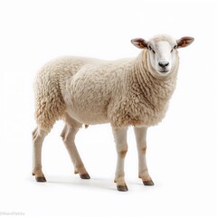 Fototapeta premium sheep isolated on white
