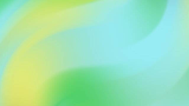 Soft Green Blue Yellow Gradient Abstract Background