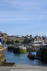 Obraz premium Fischerhafen von San Sebastián