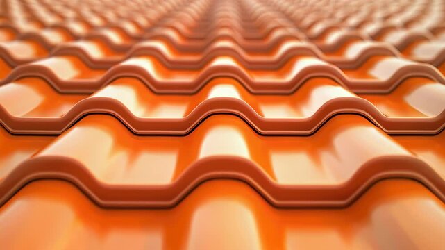 Rooftop Harmony: A close-up view of a repeating, textured rooftop pattern creating a sense of order, structure, and aesthetic beauty.