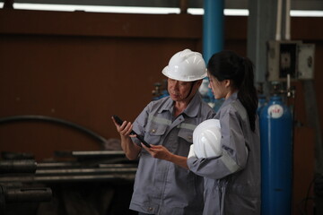 engineer team full skill quality for maintenance and training in industry factory worker , warehouse Workshop for factory operators,mechanical engineering team production.