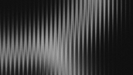 Black white wave fractal glass gradient blurred background, abstract transparent glass trendy wallpaper grainy noise texture.	
