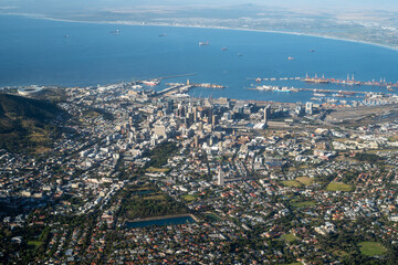 Obraz premium View of Cape Town South Africa, Urban Landscape, City view of 