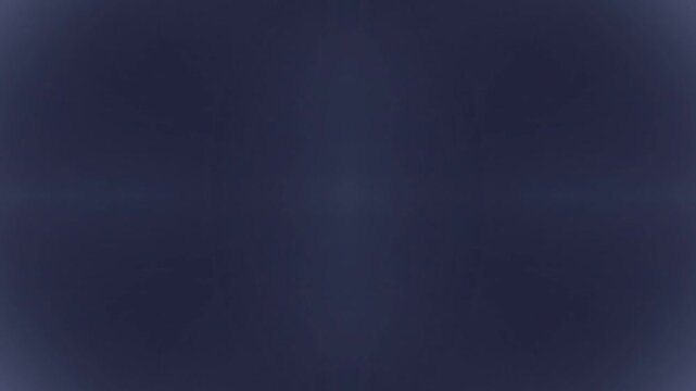 Minimalist deep navy blue motion background with symmetrical light flares.. Animation background