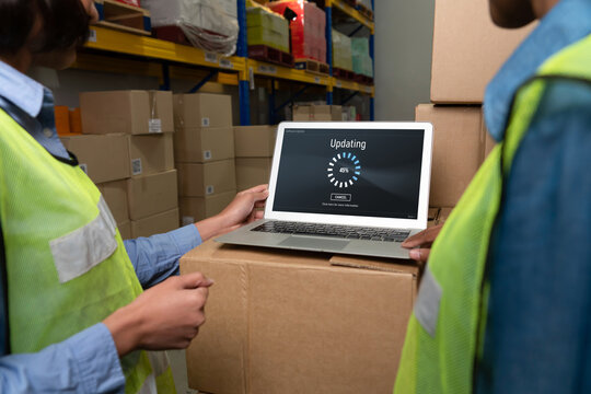 Software update on computer for modish version of device software upgrade