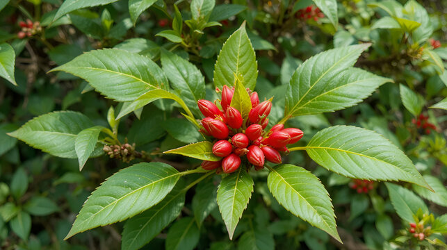 Citharexylum or greek kithara or xylon plant