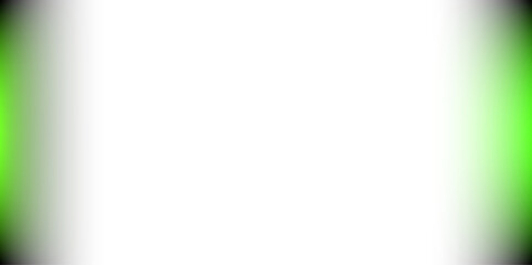 Black Green Transparent Frame