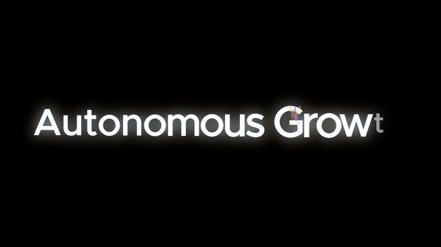 A video showcasing autonomous growth in a futuristic setting