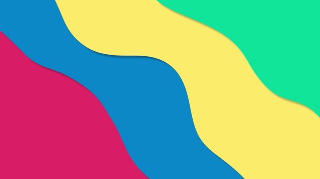 Wavy Colorful Background Design Element