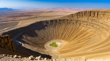 Geology Ramon Crater, Israel