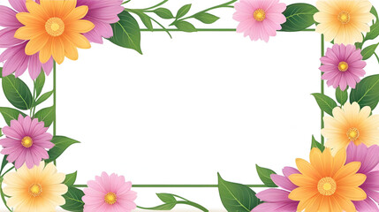 flowers frame