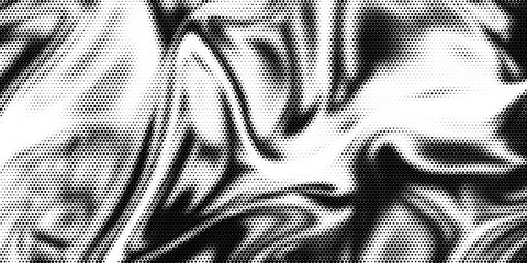 Grunge halftone gradient background. Faded grit noise texture. White and black sandy wallpaper. Retro pixelated backdrop. Anime or manga style comic overlay